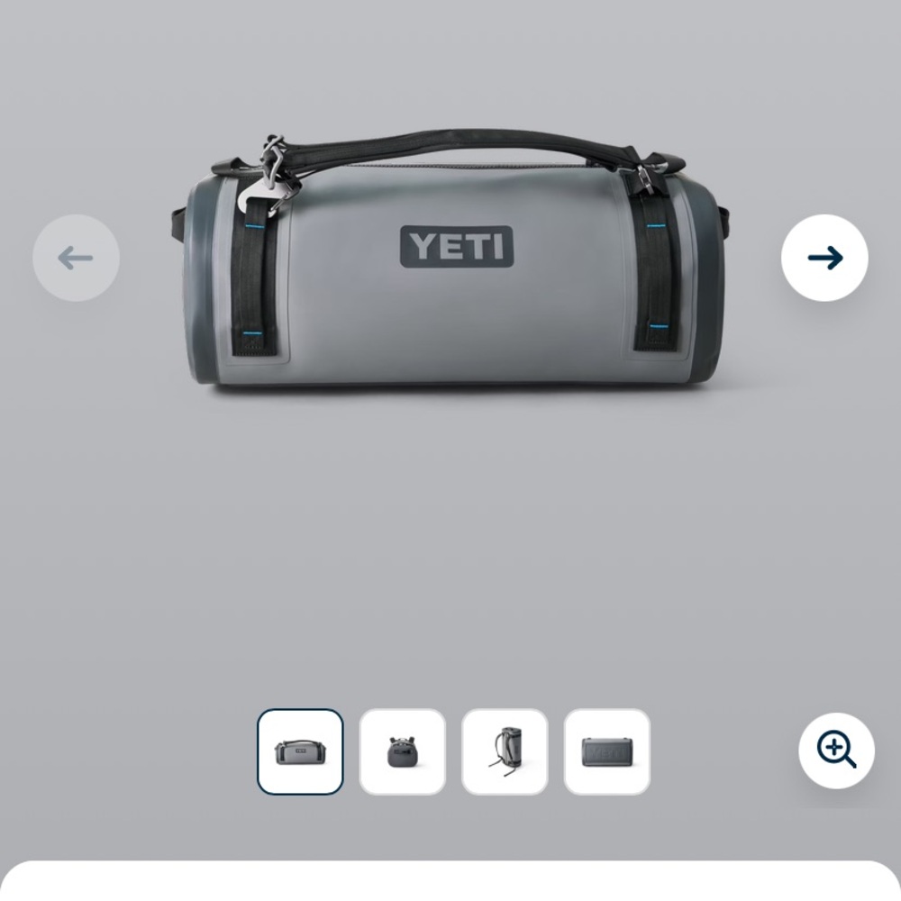 Yeti 50L waterproof duffle